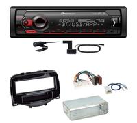 Pioneer MVH-S420DAB Bluetooth DAB+ Einbauset Toyota Aygo Citroen C1 Peugeot 108
