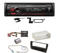 Pioneer MVH-S420DAB Bluetooth USB Digitalradio FLAC MP3 Einbauset für Audi A1