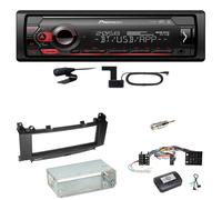 Pioneer MVH-S420DAB DAB+ AUX MP3 USB Einbauset für Mercedes A B Klasse W169 W245