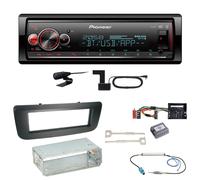 Pioneer MVH-S520DAB Bluetooth Digitalradio Einbauset für Skoda Fabia 2 Roomster