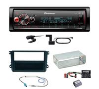 Pioneer MVH-S520DAB FLAC Digitalradio Einbauset für Skoda Fabia Roomster Praktik