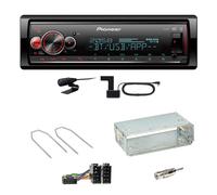 Pioneer MVH-S520DAB USB FLAC Digitalradio AUX Einbauset für Peugeot 206 206 CC