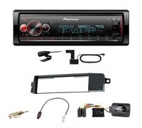 Pioneer MVH-S520DAB USB FLAC Digitalradio Bluetooth Einbauset für BMW 3er E46