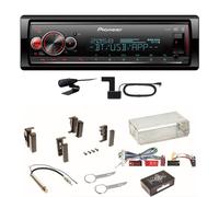 Pioneer MVH-S520DAB USB FLAC Digitalradio Einbauset für Audi A4 B5 A6 4B C4 A8
