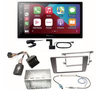 Pioneer SPH-DA160DAB Android Auto CarPlay Einbauset für Skoda Octavia 2 Yeti 5L