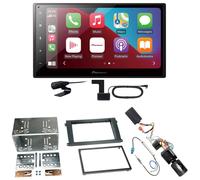 Pioneer SPH-DA160DAB CarPlay Android Auto Einbauset für Porsche Cayenne ab 2007