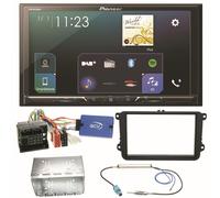 Pioneer SPH-DA230DAB Bluetooth USB Einbauset für Golf 5 6 Passat 3C B7 Touran