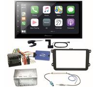 Pioneer SPH-DA250DAB Bluetooth DAB+ Einbauset für Seat Alhambra Altea XL Leon