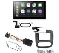 Pioneer SPH-DA250DAB Bluetooth MP3 USB DAB+ CarPlay Einbauset für Fiat Talento