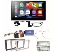 Pioneer SPH-DA360DAB CarPlay Einbauset für Opel Omega B Meriva A Agila Vivaro