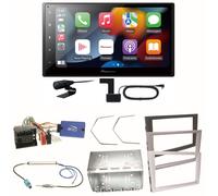 Pioneer SPH-DA360DAB CarPlay USB Einbauset für Opel Vectra C Meriva Vivaro Combo