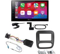 Pioneer SPH-DA77DAB CarPlay Android Auto DAB+ Einbauset für Opel Vivaro B