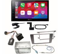 Pioneer SPH-DA77DAB CarPlay Android Auto Einbauset für Skoda Octavia 2 Yeti 5L
