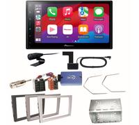 Pioneer SPH-DA77DAB CarPlay Einbauset für Opel Omega B Meriva A Agila Vivaro