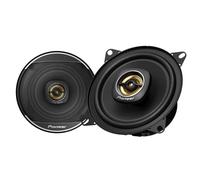 PIONEER TS-A1081F 10 cm 2-Weg-Koaxial-Lautsprecher Set mit 2 Lautsprechern (je 230 W max., 50 W Sinus), kraftvoller Klang, hoher Wirkungsgrad, 43 mm Einbautiefe, 106 mm Einbauausschnitt, mit Gitter