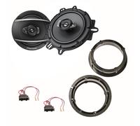 Pioneer TS-A1670F 16,5 cm Koaxial Lautsprecher Einbauset für Golf 4 Golf 5 Bora