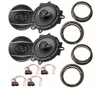 Pioneer TS-A1670F Lautsprecher Einbauset für Passat 3B 3BG Beetle vorne hinten