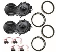 Pioneer TS-A1670F Lautsprecher vorne / hinten Einbauset für Up Mii Skoda Citigo