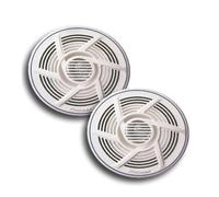 Pioneer TS-MR1600 Marinetauglicher Doppelkonus Outdoor Lautsprecher (100 W), 16 cm, Eingangsnennleistung 25 W, Gitter in Weiss