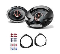 Pioneer TS-R1750S Lautsprecher mit Einbauset passend für FIAT Ducato III (250/251) ab 2006 Türen vorne 500 Watt 165mm 3 Wege Koax