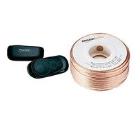 Pioneer TS-X 150 3-Weg-System Auto-Aufbaulautsprecher 60 W schwarz & Amazon Basics 16-Gauge Speaker Wire - 100 Feet