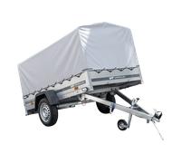 Pkw-Anhänger 230x125 Garden Trailer 230 KIPP Unitrailer 750 kg mit Stützrad, Hochplane und Hochspriegel