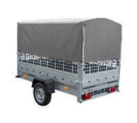 PKW-Anhänger 230x125 UNITRAILER GARDEN 230/R KIPP Netzwände graue Plane
