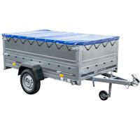 PKW-Anhänger auf Federn 230x125 UNITRAILER GARDEN 230/R KIPP mit ordwänden,