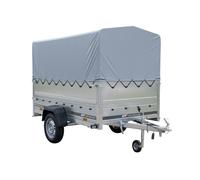 PKW-Anhänger auf Federn 230x125 UNITRAILER GARDEN 230/R KIPP mit BIS-Seiten,