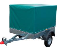 PKW-Anhänger STEMA "AN 550", silber (silberfarben), KFZ-Anhänger, inkl. Plane (68398341-0) silberfarben