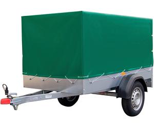 PKW-Anhänger STEMA "AN750-13 Set 80 cm", silber (silberfarben), KFZ-Anhänger, Tieflader ungebremst (98234844-0) silberfarben