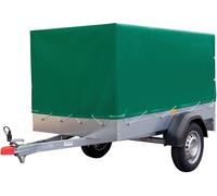 PKW-Anhänger STEMA "AN750-13 Set 80 cm", silber (silberfarben), KFZ-Anhänger, Tieflader ungebremst, Topseller (98234844-0) silberfarben