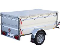 PKW-Anhänger STEMA "Basic 750 Kippsdeichsel", silber (silberfarben), KFZ-Anhänger (33073711-0) silberfarben