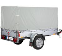 PKW-Anhänger STEMA "Basic 750 Kippsdeichsel", silber (silberfarben), KFZ-Anhänger (70577152-0) silberfarben