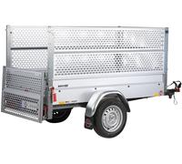 PKW-Anhänger STEMA "Basic 750 Kippsdeichsel", silber (silberfarben), KFZ-Anhänger, Topseller (65167218-0) silberfarben