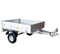 PKW-Anhänger STEMA "Mini 350", silber (silberfarben), KFZ-Anhänger (37970626-0) silberfarben