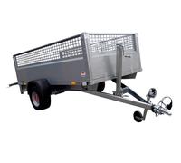 PKW-Anhänger STEMA "REX 21", silber (silberfarben), KFZ-Anhänger (29327231-0) silberfarben