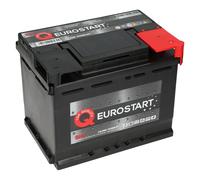 PKW Autobatterie 12 Volt 55Ah Eurostart SMF Starterbatterie ersetzt 56 57 60 Ah