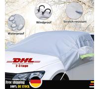 PKW Scheibenabdeckung mit Rückspiegelabdeckung Auto Frontscheibenabdeckung XXL