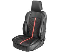 PKW Sitzauflage Kimi, Auto-Sitzaufleger im Rennsportdesign schwarz/rot, 1 Stück