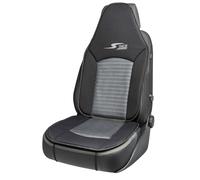 PKW Sitzauflage S-Race, Auto Sitzaufleger für Highback-/Pilotensitze, PKW Sitzschoner Vordersitze anthrazit, 1 Stück