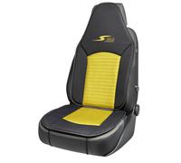 PKW Sitzauflage S-Race, Auto Sitzaufleger für Highback-/Pilotensitze, PKW Sitzschoner Vordersitze gelb, 1 Stück