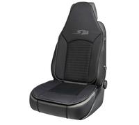 PKW Sitzauflage S-Race, Auto Sitzaufleger für Highback-/Pilotensitze, PKW Sitzschoner Vordersitze schwarz, 1 Stück