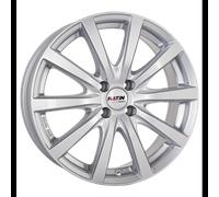 Platin P69 Schwarz Poliert Alufelge 17 Zoll ET51 5x120 ML65,1