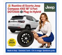 Platzsparend Notrad 18 " für Jeep Compass Phev 4XE DOT2025 145/80 R18