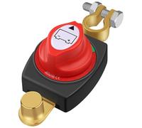 PlayDen Batterie Trennschalter 12V-48V, Wasserdicht Batterietrennschalter Hauptschalter Batteriehauptschalter für Auto Motorrad Marine Boat Caravan Yacht Bus Boot Reisen