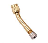 PLGEBR Reifenventil Verlängerung,Autoventil Adapter,90 Grad Ventilverlängerung,Ventil Verlängerung Kupfer Ventiladapter Winkel,Autoventil Ventil Verlängerung für Scooter Auto LKW Van den