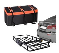 Plutohiker Heckträger für Anhängerkupplung 120x61x15cm,Dachbox Auto,Heckbox für Anhängerkupplung 425 Liter Pro