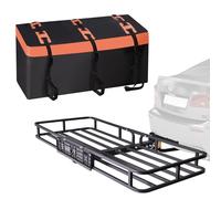 Plutohiker Heckträger für Anhängerkupplung 152x61x15cm, Dachbox Auto,Heckbox für Anhängerkupplung 566 Liter