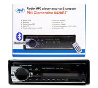 Bluetooth Autoradio, Digitaler Media Player PNI-8428BT, 4 x 45 W Car Audio FM Radio, Auto MP3 Player USB/SD/AUX-Freisprechfunktion mit drahtloser Fernbedienung Schwarz